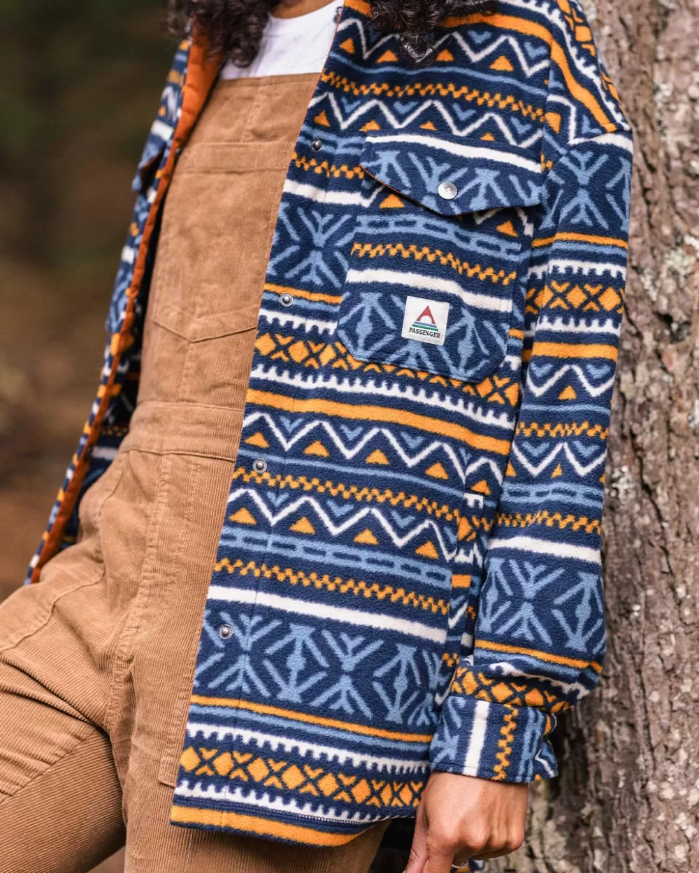 EcoCamicia Polare Donna - Oversize Riciclato per Uno Stile Urbano Sostenibile