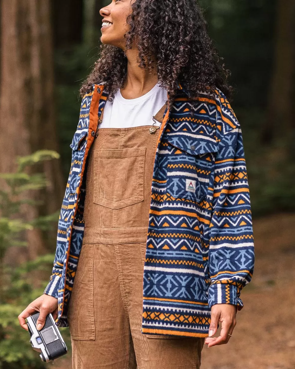 EcoCamicia Polare Donna - Oversize Riciclato per Uno Stile Urbano Sostenibile