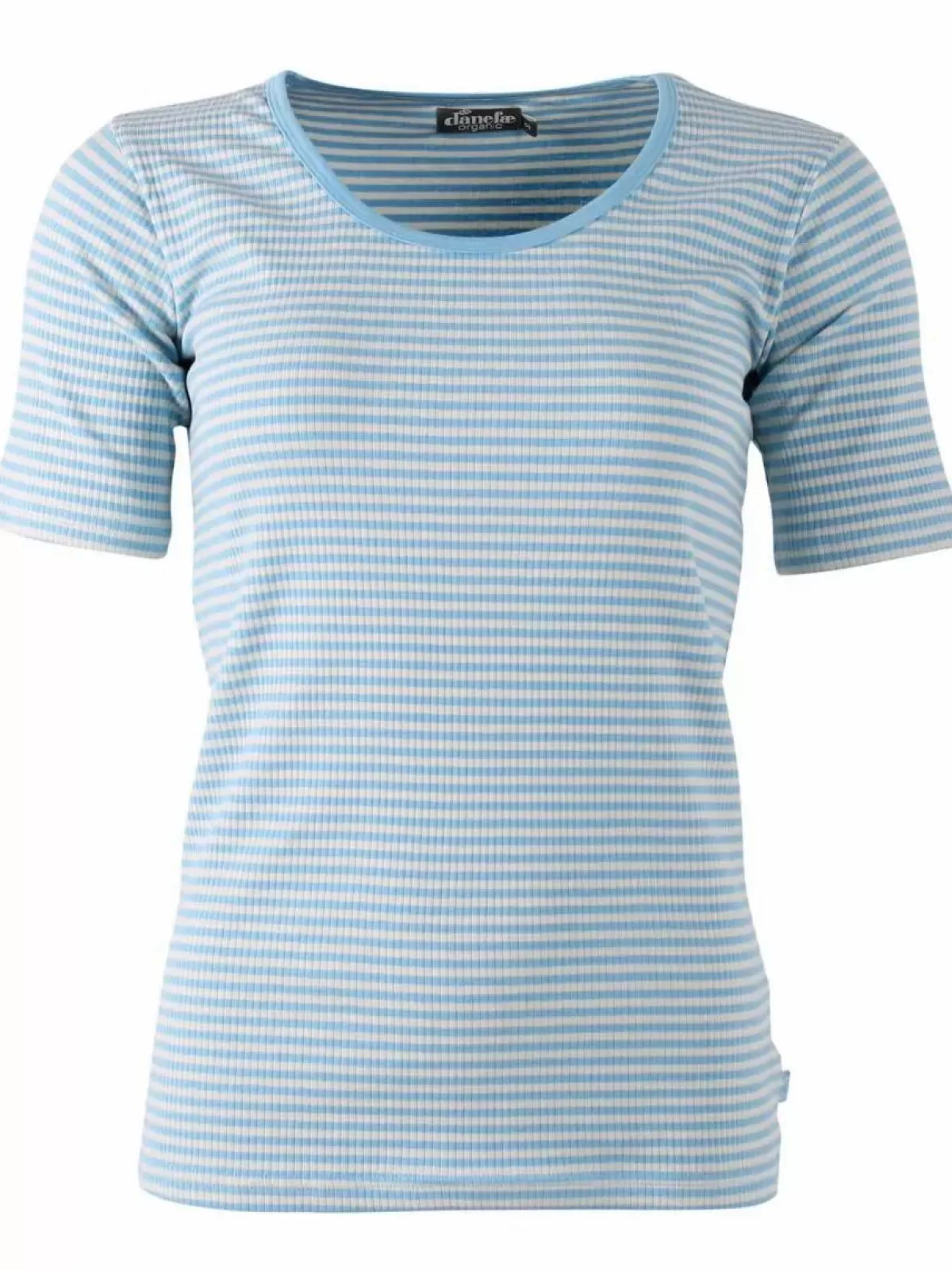 Tisana Biologica Danegudhjem - Confezione Delicata in Azzurro Tenue e Bianco Gessato