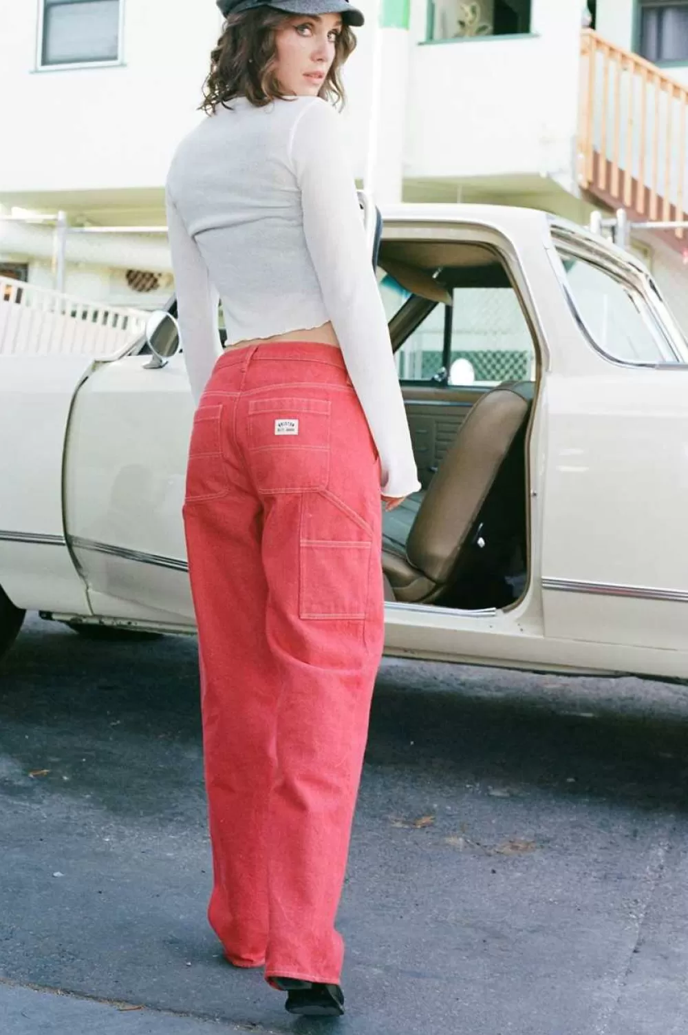 Brixton Essex - Pantaloni da Pittore Comodi Donna, Moda Casual con Tasca Laterale