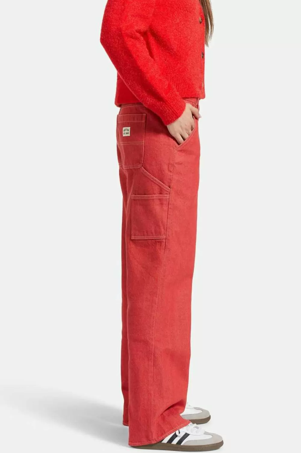 Brixton Essex - Pantaloni da Pittore Comodi Donna, Moda Casual con Tasca Laterale
