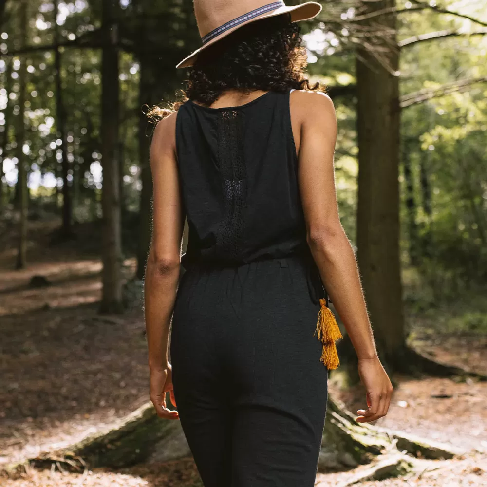 Tuta Comoda Donna in Cotone Rigenerato Eva - Abbigliamento Sostenibile per Viaggi Eco-Consapevoli