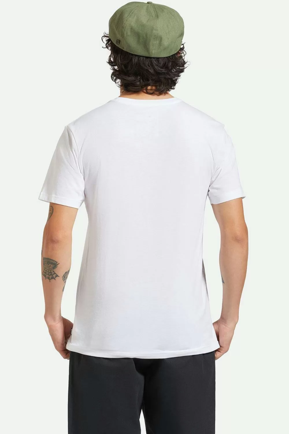 Brixton Fender Volume T-Shirt con Taschino - Cotone Essenziale Uomo, Stagione Calda 2024