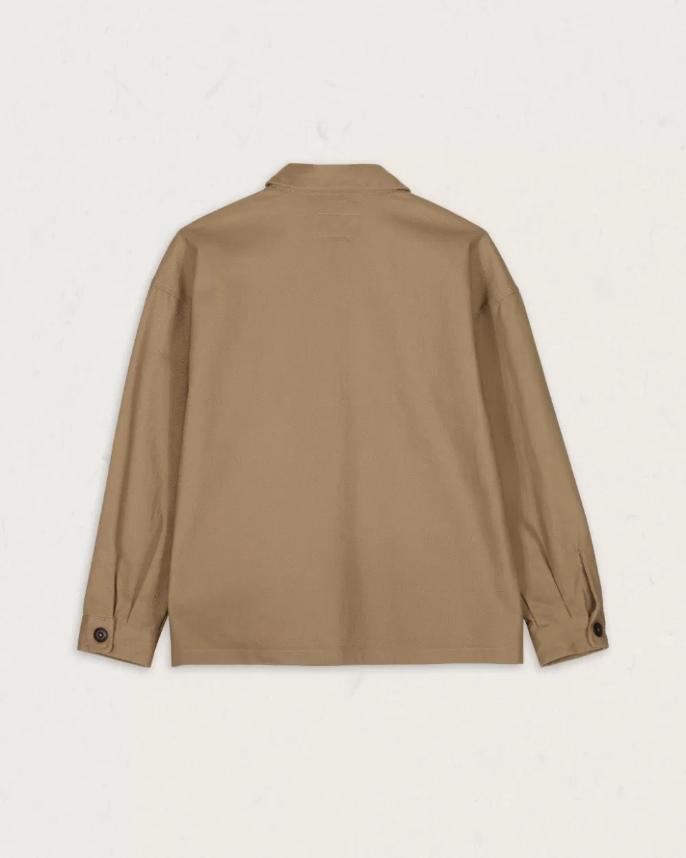 Giubotto Oversize in Cotone Organico Verde Foresta per Donna - Stile Passeggero con Taglio Comodo