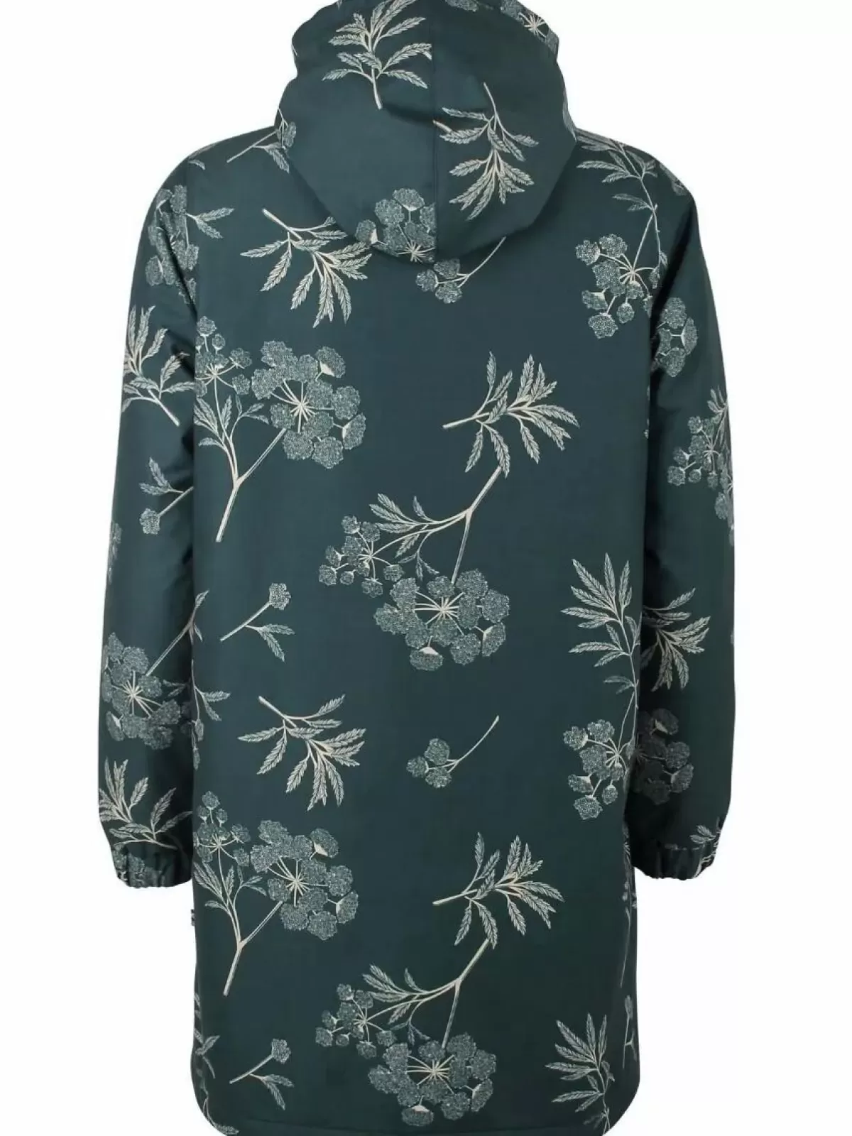 Dame Danefæ Gurli - Giacca Invernale Elegante con Cappuccio, Nero Verde e Beige Chiaro - Design Moderno per Freddo Intenso