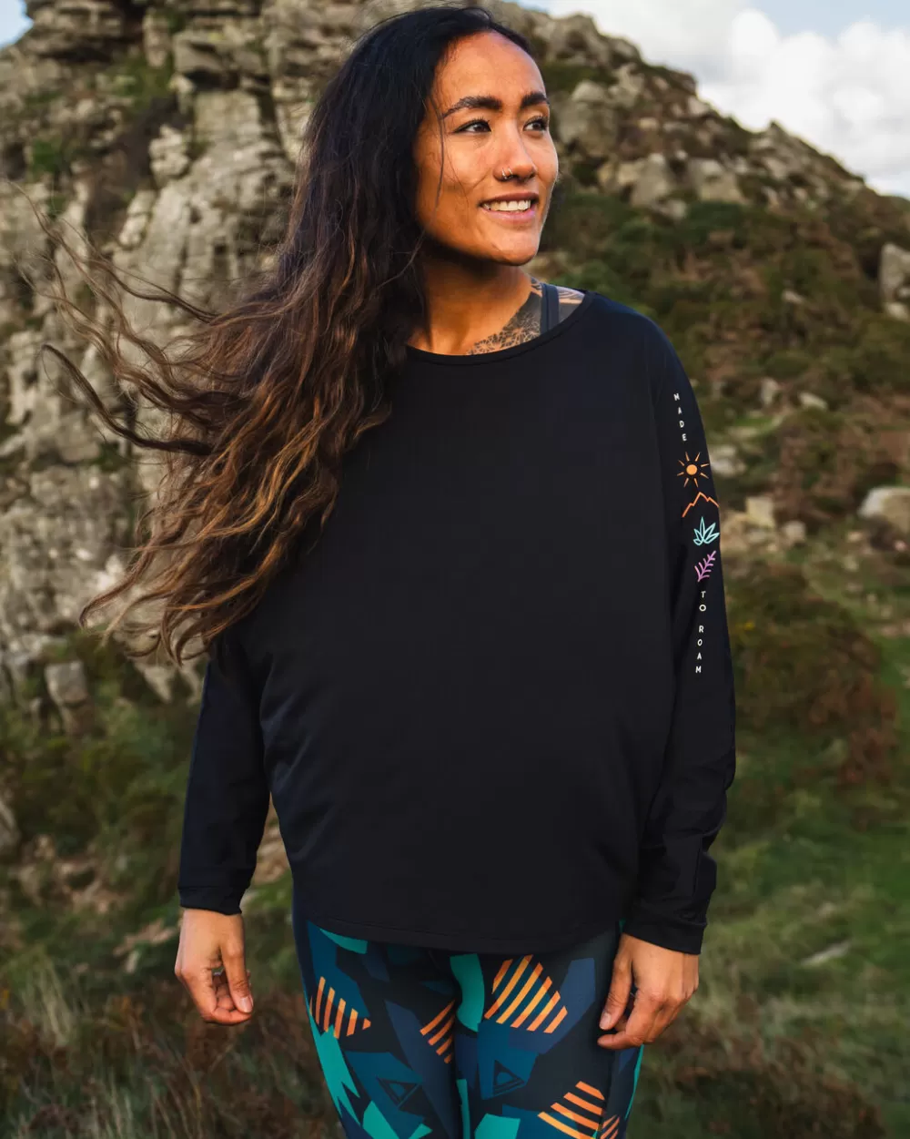 Passenger Hatha Maglia Sportiva Elegante per Donna - Tessuto Riciclato Eco-Friendly, Comoda e Funzionale per Attività Dinamiche
