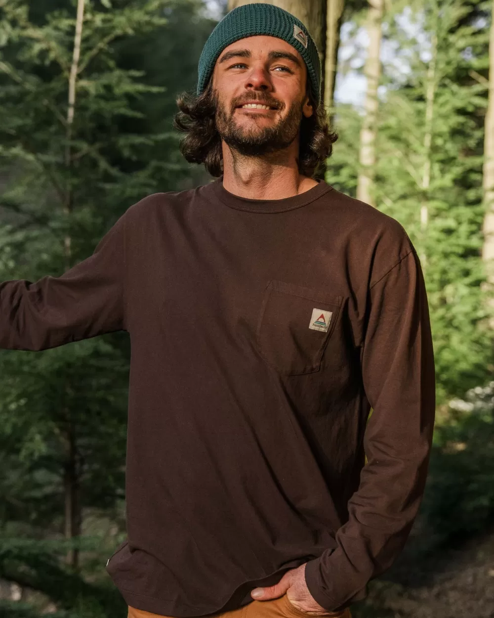 Maglia Passenger Classica a Maniche Lunghe - Comoda Vestibilità in Tessuto Riciclato Eco-Sostenibile