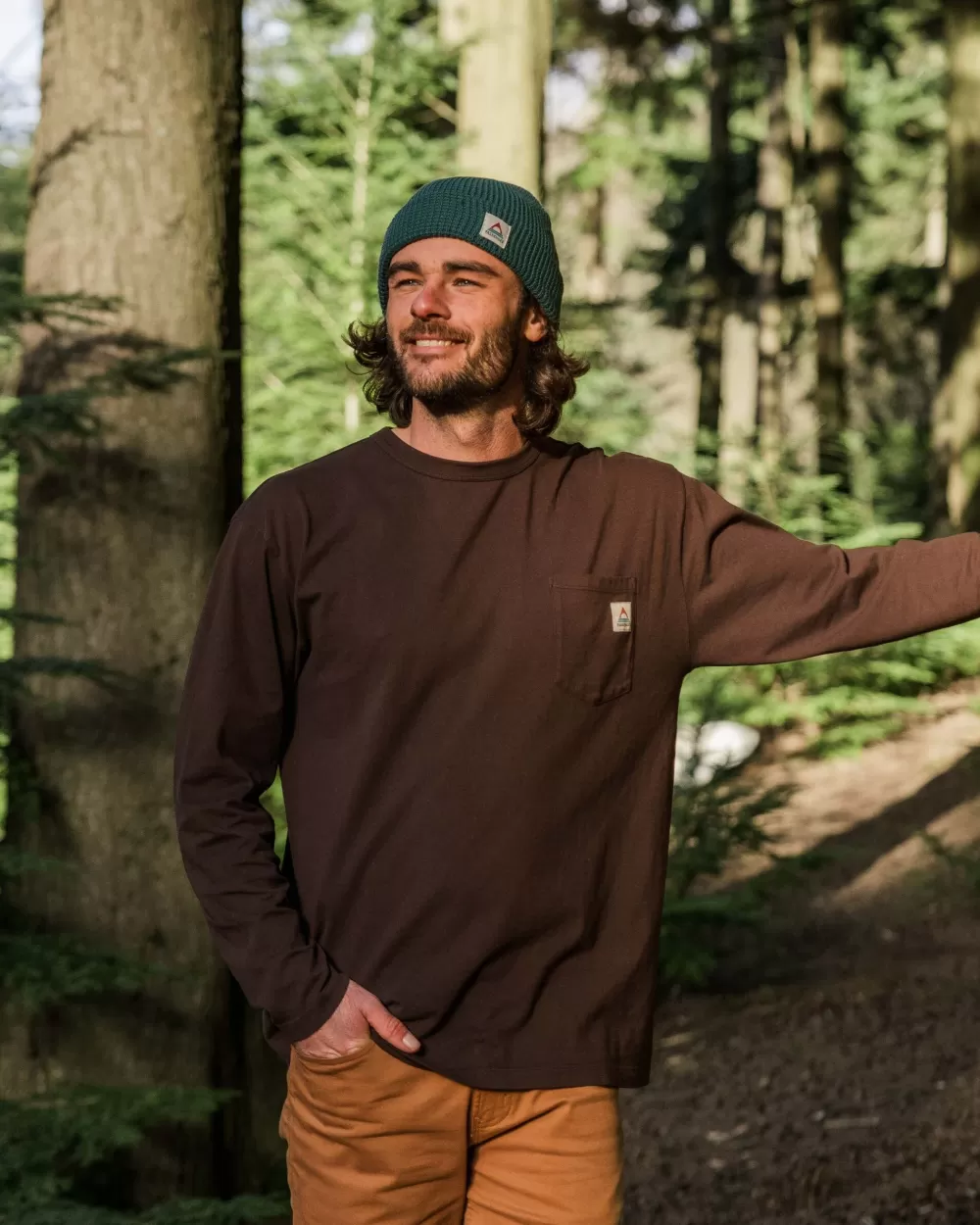 Maglia Passenger Classica a Maniche Lunghe - Comoda Vestibilità in Tessuto Riciclato Eco-Sostenibile