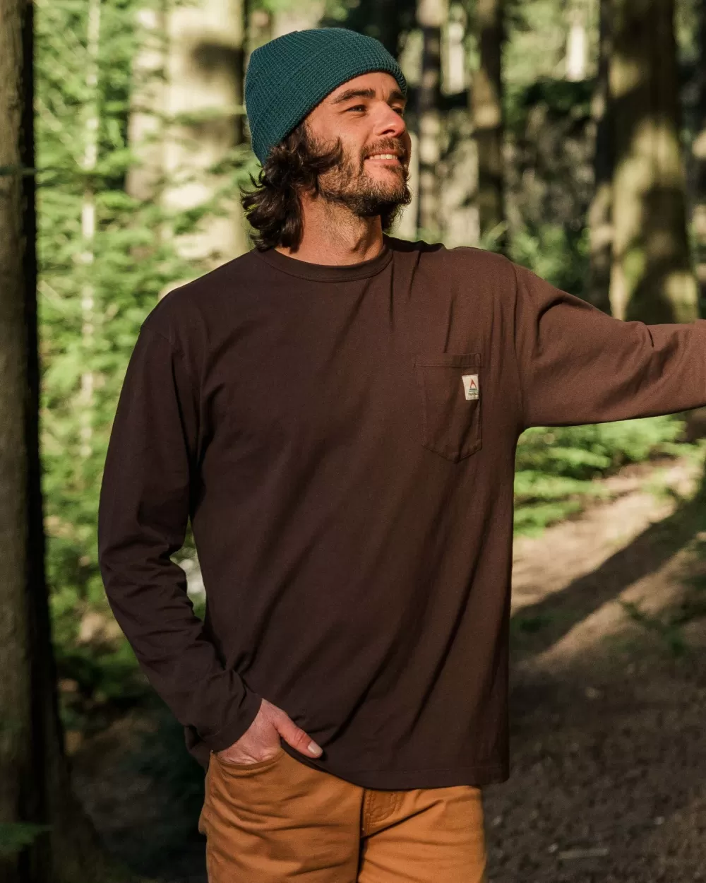 Maglia Passenger Classica a Maniche Lunghe - Comoda Vestibilità in Tessuto Riciclato Eco-Sostenibile