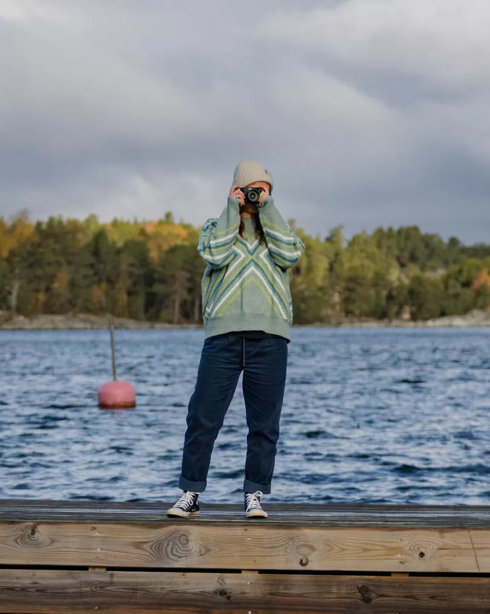 Maglione Oversize Donna - Stile Viaggiatrice con Fibre Rigenerate e Design Rustico