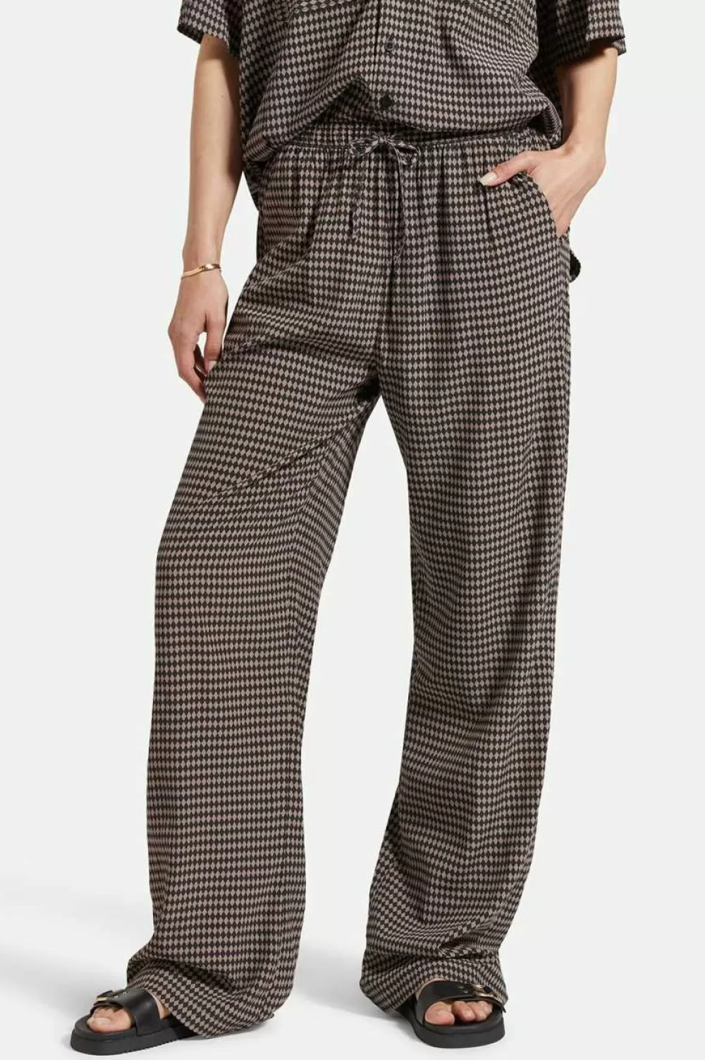 Brixton Pantaloni Donna Relax Hudson - Modello Casual Elegante Confortevole per Tempo Libero e Uso Quotidiano