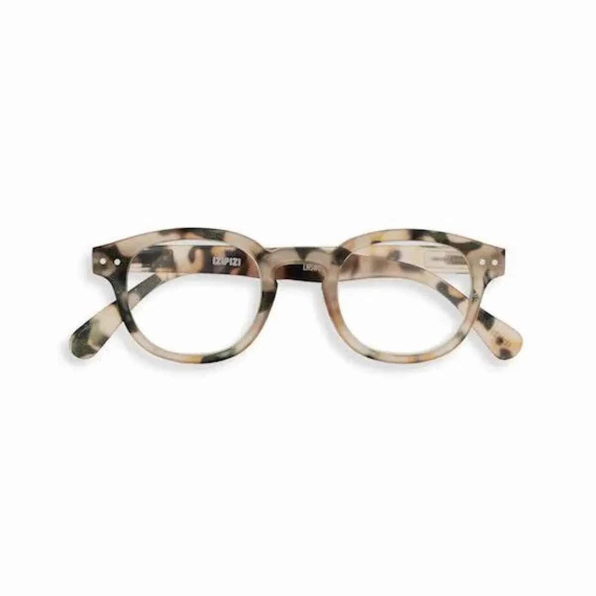 Izipizi Occhiali da Lettura +1.00 Dame Danefæ - Modello Elegante in Tartaruga Chiaro, Comodi e Leggeri