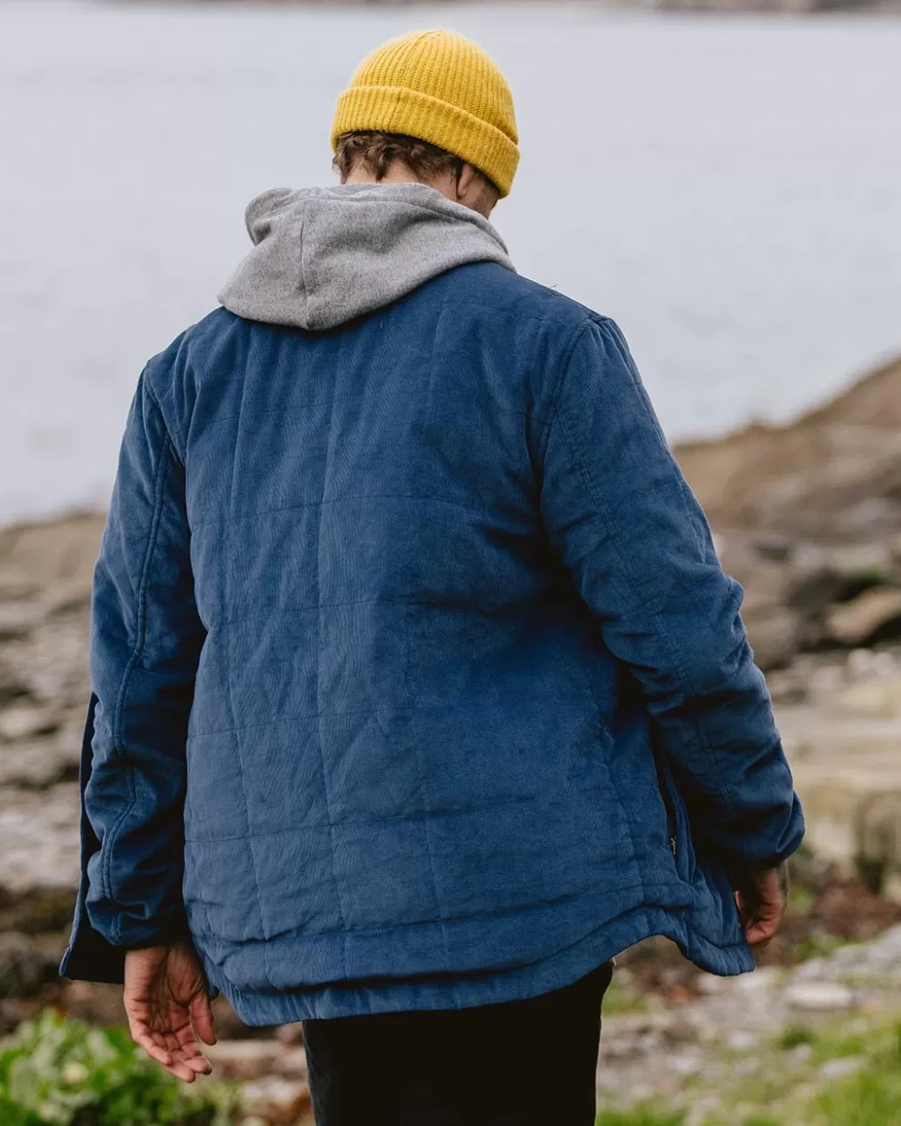 Giacca in velluto a coste imbottita con design oversize - Camicia oversize invernale Passenger Lachelt