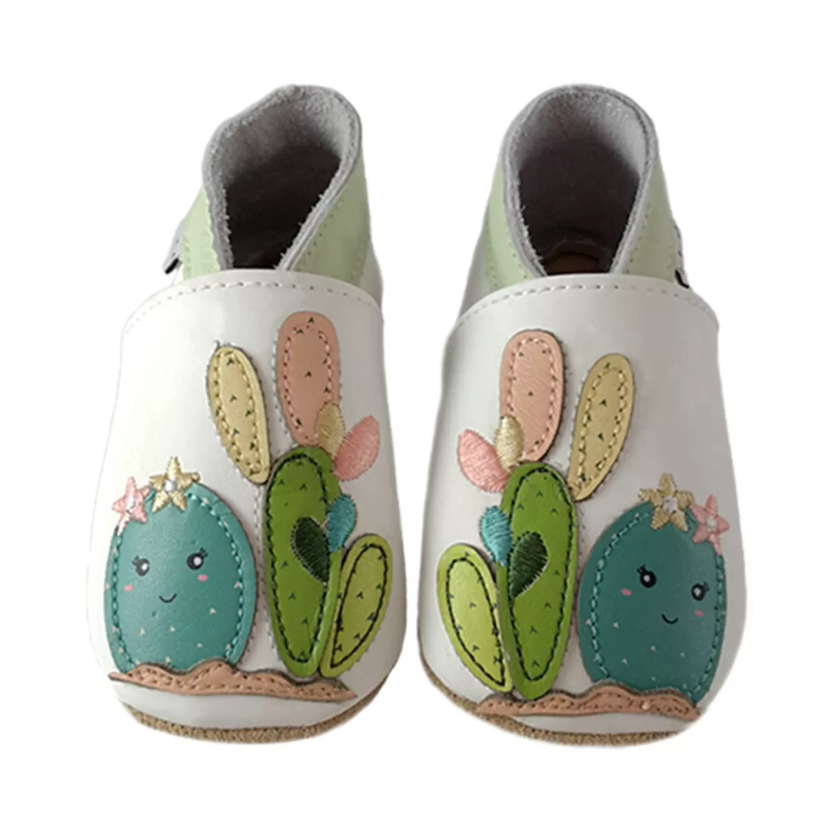 Danefæ Pantofole Casa Saldi - Lana e Miele con Rifiniture Cactus