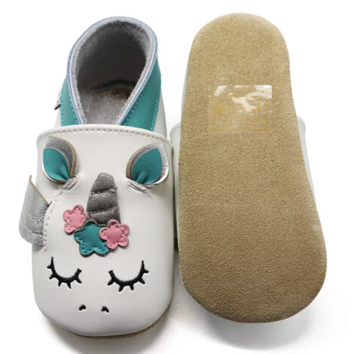 Scarpe Casa Morbide Danefae con Design Unicorno - Latte e Miele Collection - Pantofole Casual Comode per Interni