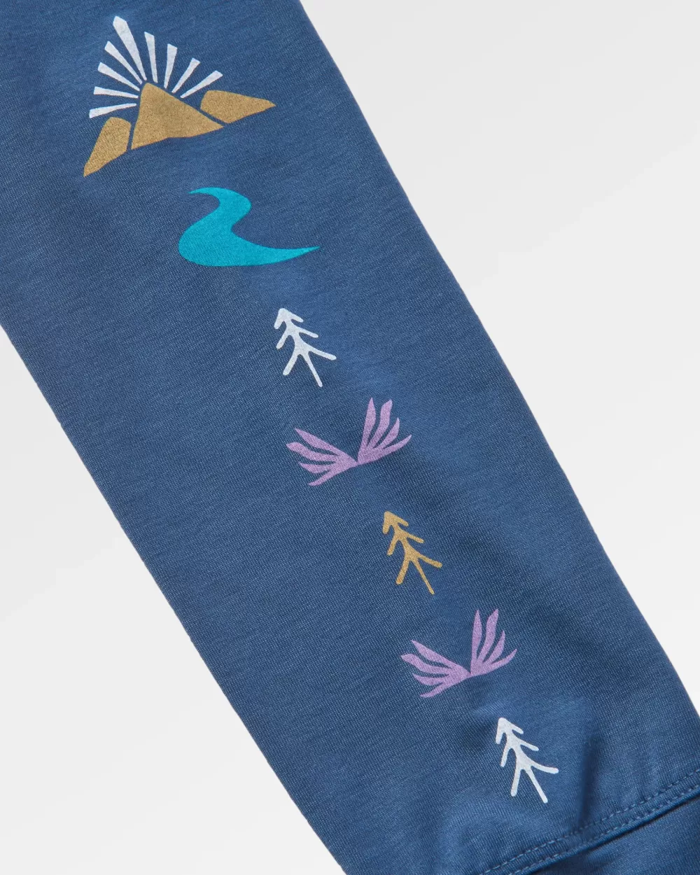 Maglia Sportiva Eco-Friendly con Design Lotus per Donna - Manica Lunga Confortevole