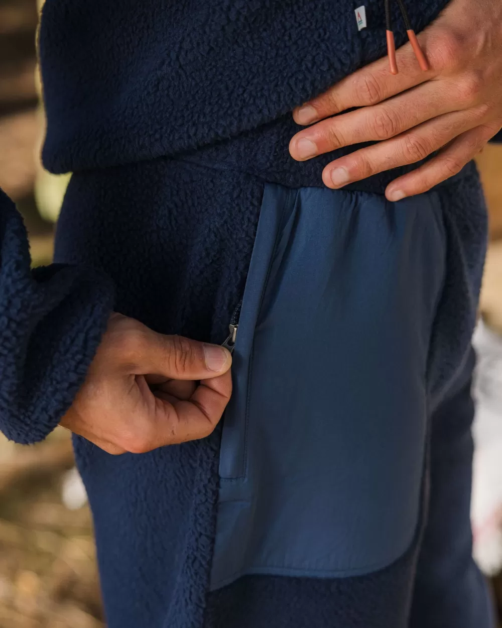 Pantaloni Jogger Confortevoli Floris van Bommel - Pile Sherpa Rigenerato da Materiali Ecologici, Design Fuori Rete per Stile Sostenibile