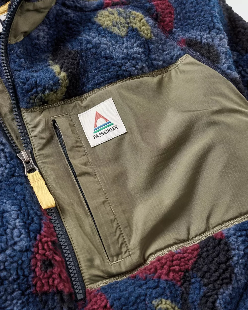 Maglione Termico Sherpa Riciclato per Escursioni - Mezza Zip Confortevole by Passenger