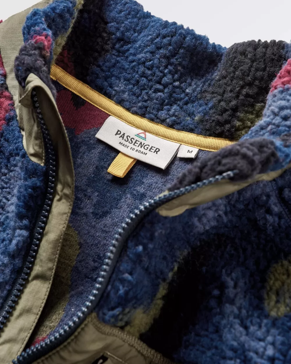 Maglione Termico Sherpa Riciclato per Escursioni - Mezza Zip Confortevole by Passenger