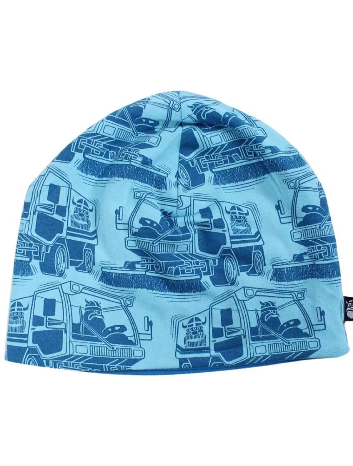 Berretto Casual Danejersey in Lana Jersey Morbida - Cappello Invernale Bio Azzurro Polvere