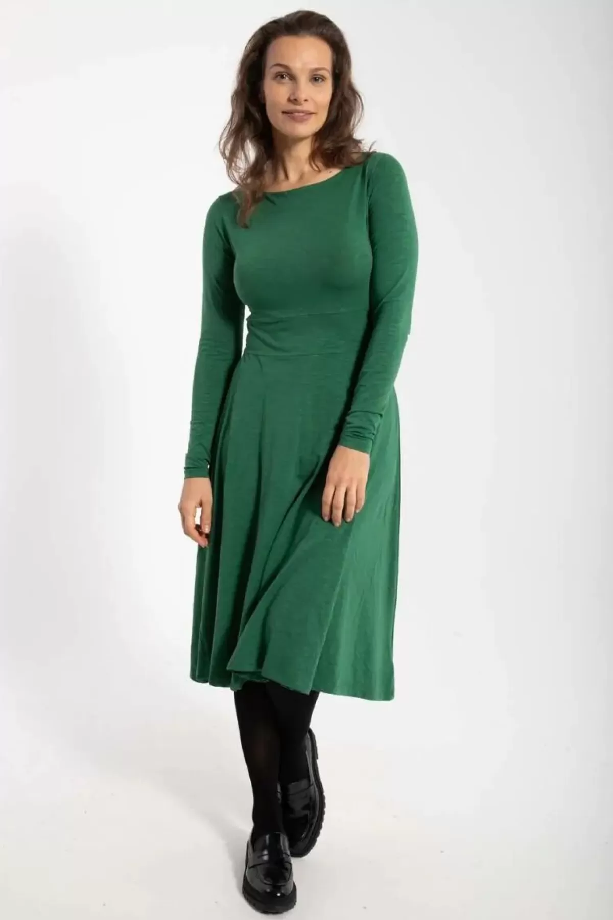 Abito Viscosa Biologica Danesigrid - Verde Mimetica Autunno/Inverno Dame Danefæ

（：，