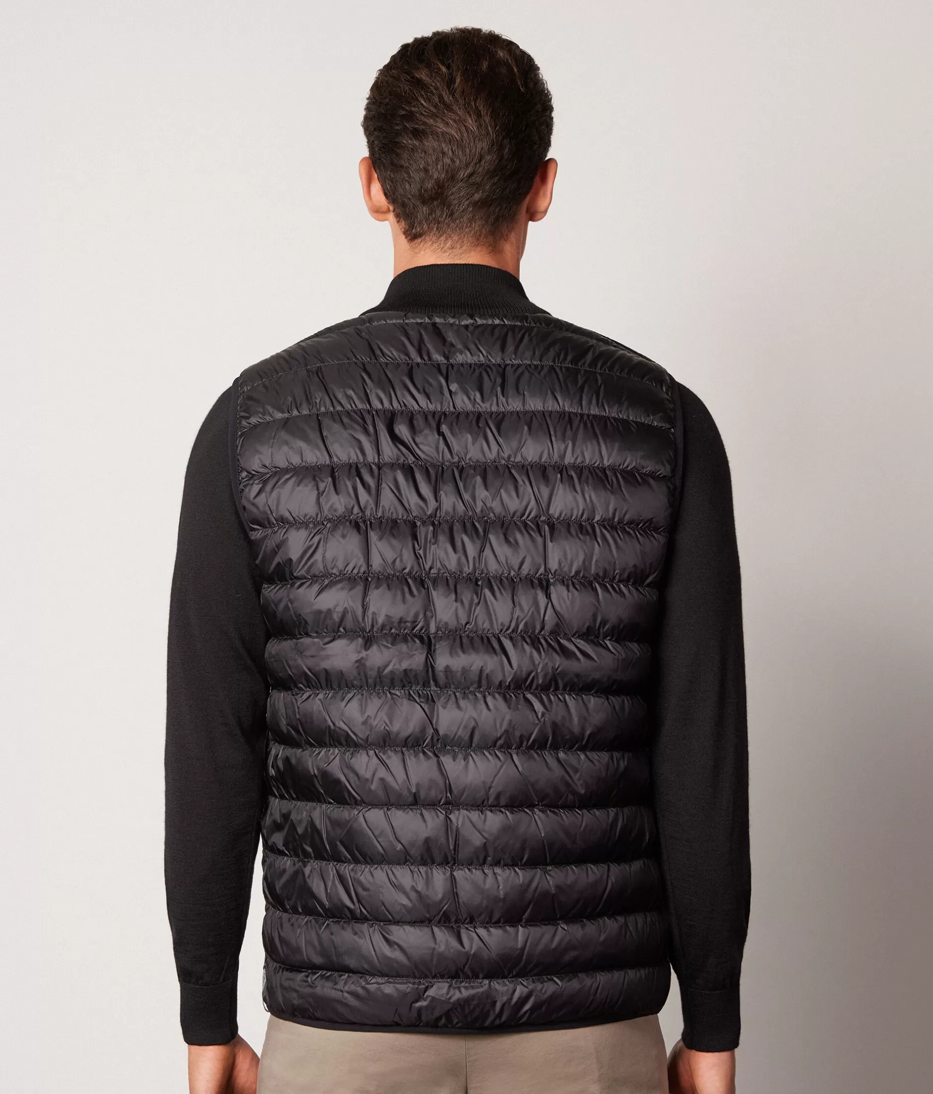 Falconeri Giubbino Reversibile Cashmere e Piumino - Imbottitura Premium Nero Cod.9107 Edizione Limitata