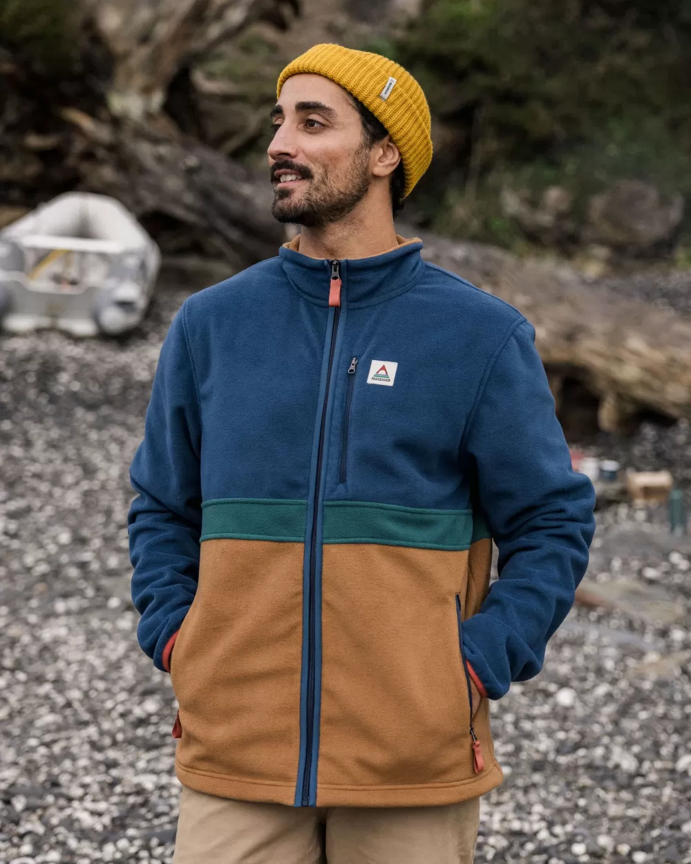 Floris van Bommel Giacca Tecnica Ridge - Pile Riciclato con Zip Frontale Integrale, Morbido e Confortevole