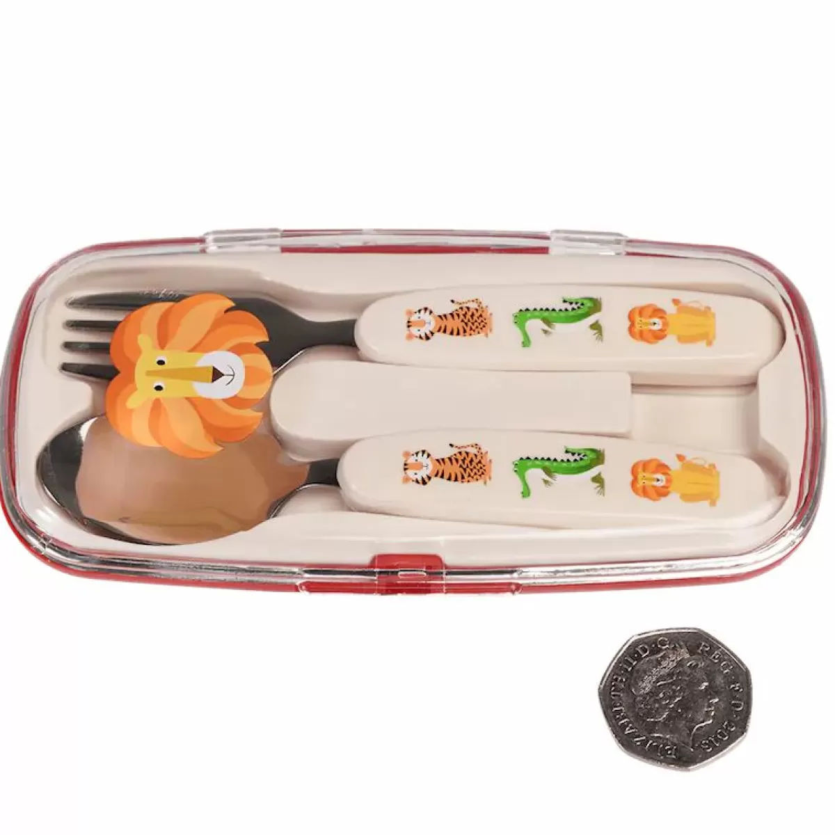 Posateria Didattica Danefae con Animaletti - Kit Primi Approcci per Bambini (18+ Mesi)