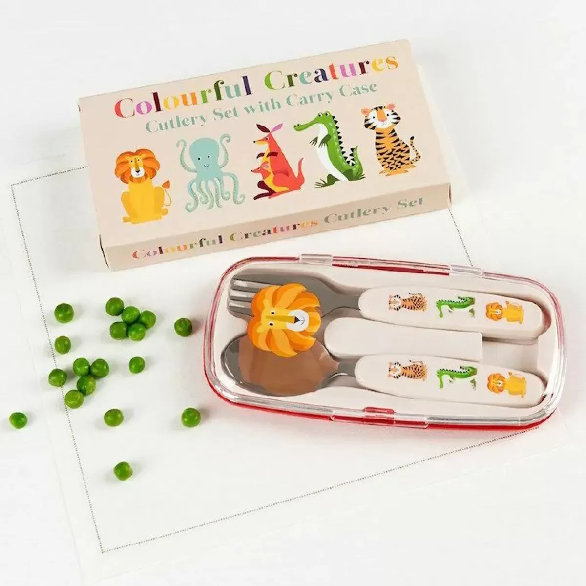 Posateria Didattica Danefae con Animaletti - Kit Primi Approcci per Bambini (18+ Mesi)