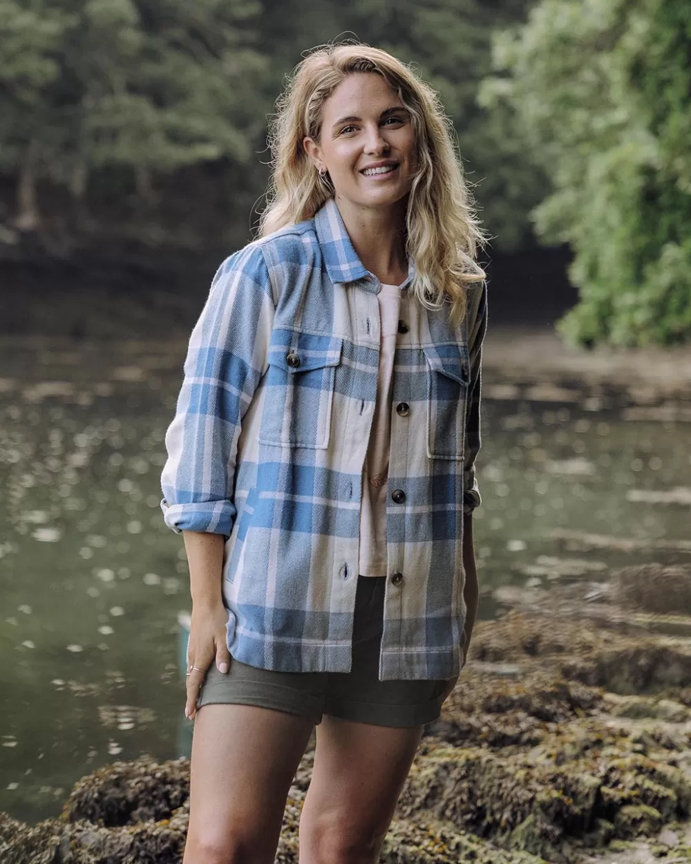 Elegante Camicia in Cotone Biologico Stella - Linea Femminile Manica Lunga Confortevole