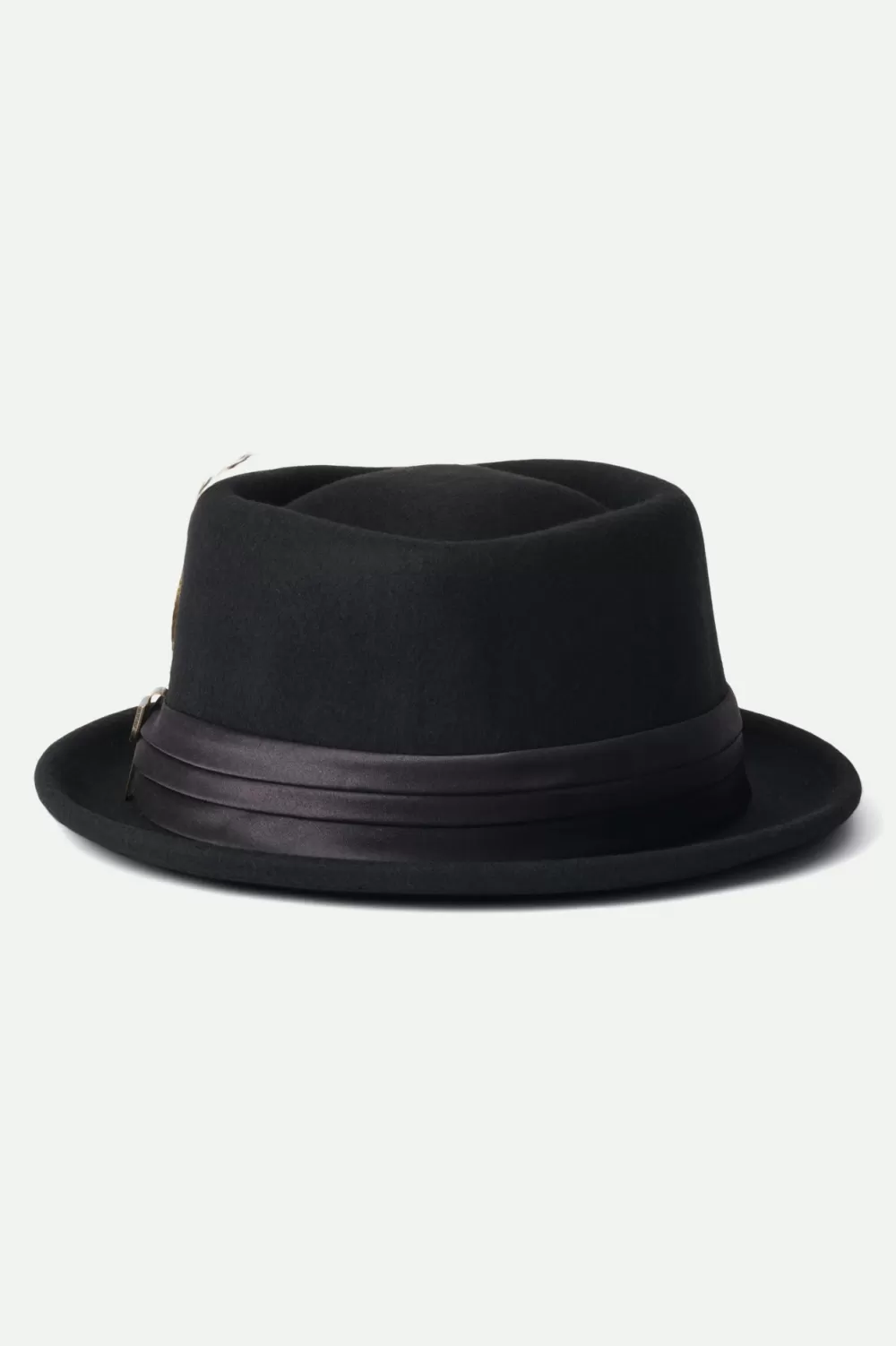 Cappello Pork Pie Brixton Stout con Ampie Tese - Fedore Stilizzati per Donna, Copricapo Eleganti con Bordo Completo
