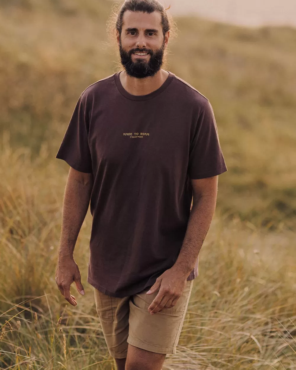 Floris van Bommel Maglia Sera - Cotone Rigenerato Ecologico con Trama Artigianale, T-Shirt Casual Design Essenziale