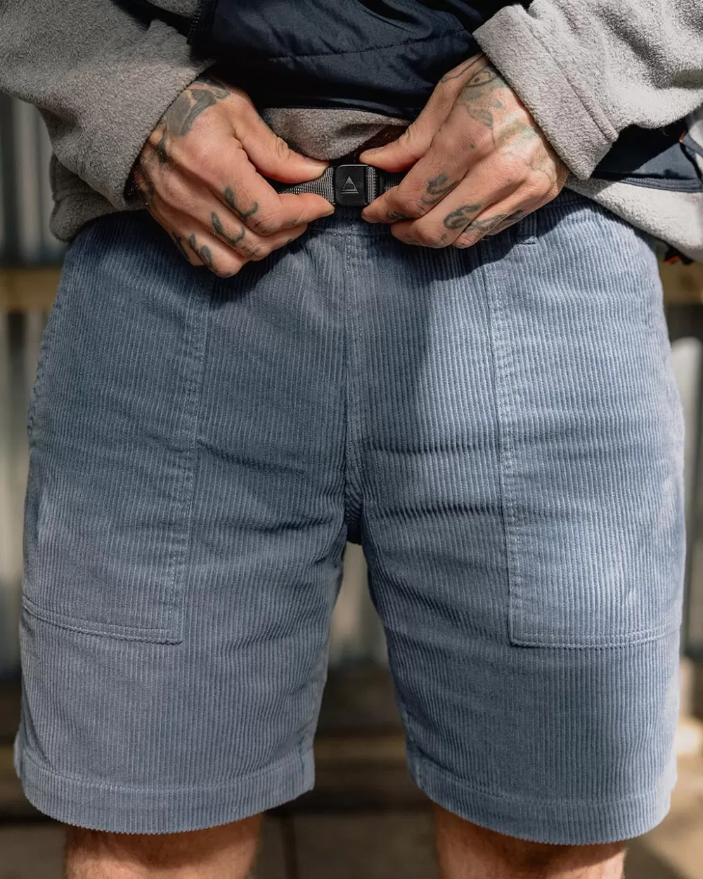 Floris van Bommel Shorts Comodi in Velluto Topanga - Pantaloncini Eleganti Uomo con Design Classico, Ideali per Primavera ed Estate