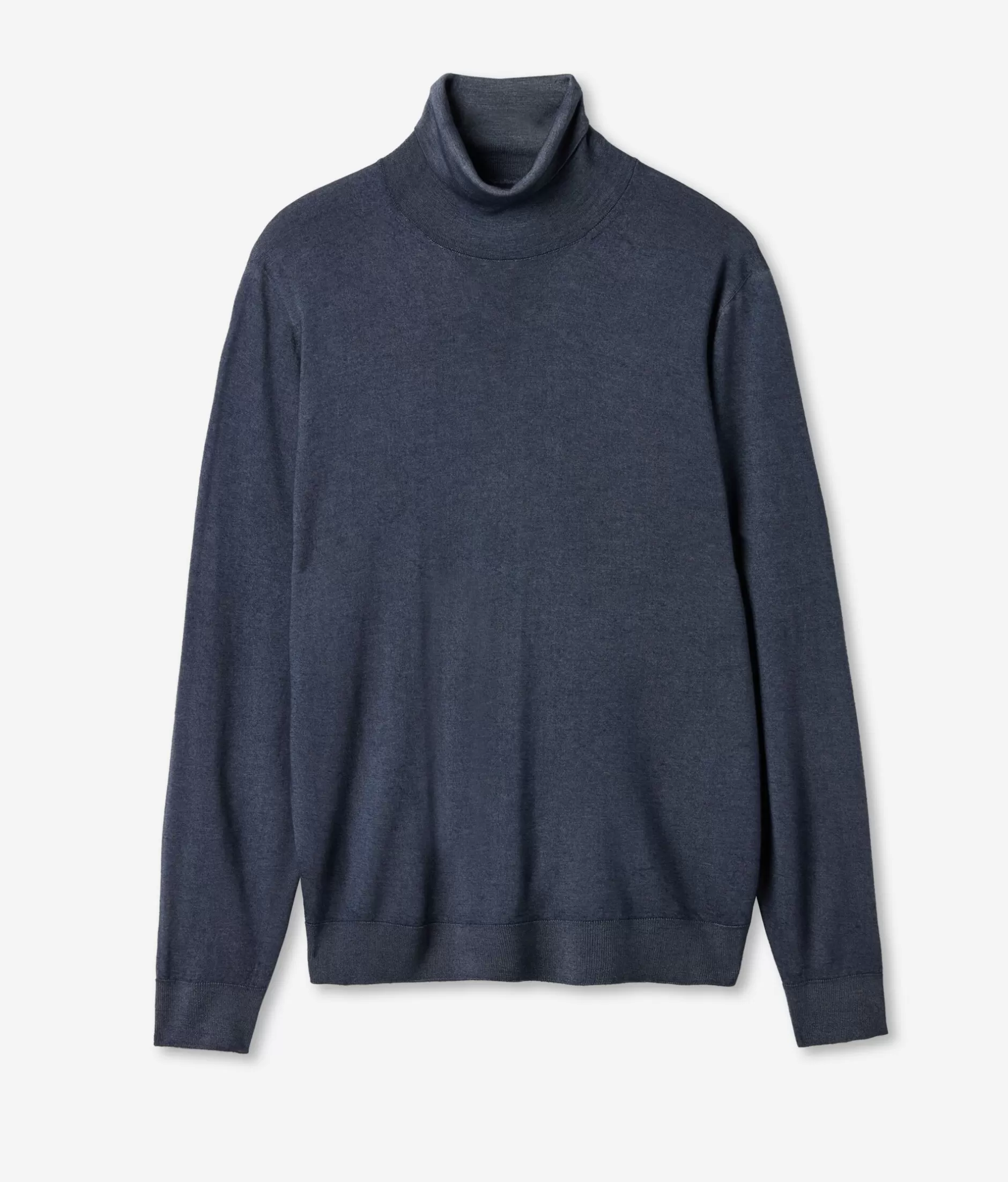 Falconeri Maglia a Dolcevita in Cashmere Ultraleggero - Blu Oceano per Stagioni Fredde