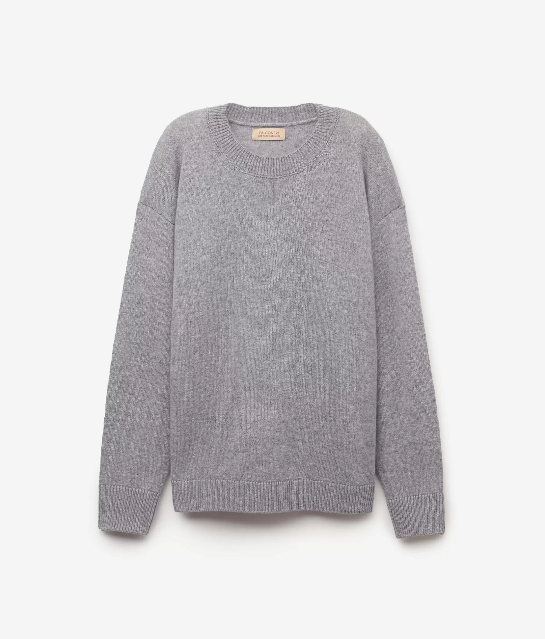 Falconeri Maglione Dolcevita in Lana Cashmere Super Morbida - Grigio Perla Mod. 9077 | Confezione Elegante e Confortevole | Offerta Imperdibile