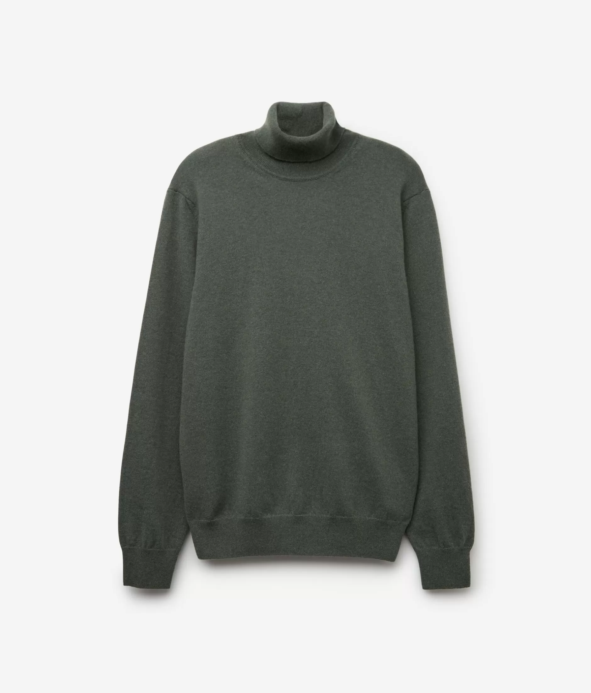 Falconeri Maglione in Cashmere Ultra Morbido con Collo Alto - Verde Foresta Elegante, Confezione Pregiata per Inverno