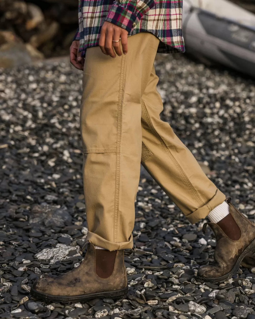 Floris van Bommel Design - Pantaloni Uomo in Tela Canvas Organica Eco-Friendly, Vantage Collection, Comodi e Resistente