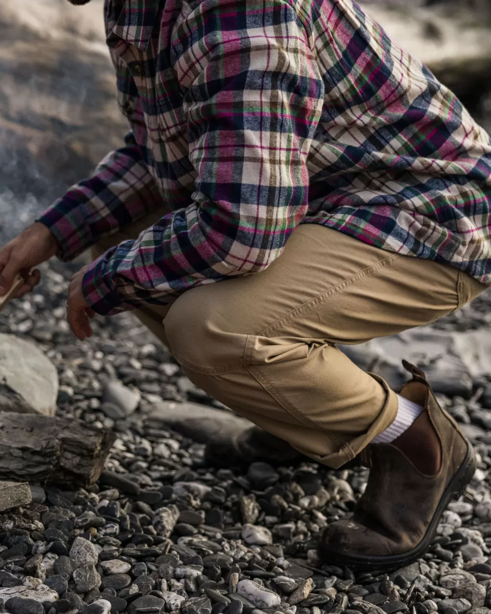 Floris van Bommel Design - Pantaloni Uomo in Tela Canvas Organica Eco-Friendly, Vantage Collection, Comodi e Resistente