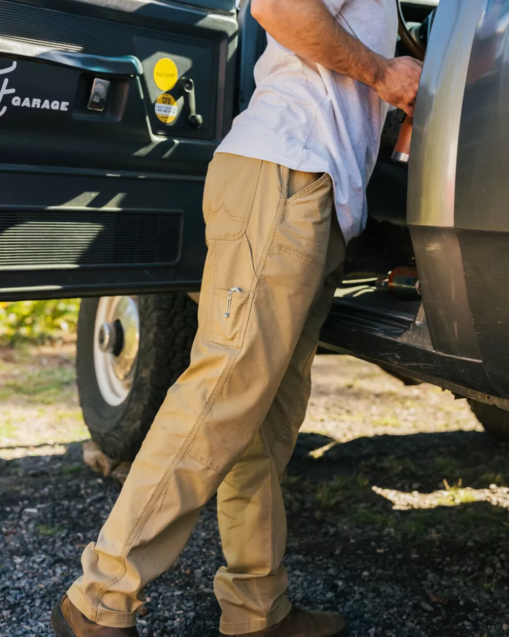 Floris van Bommel Design - Pantaloni Uomo in Tela Canvas Organica Eco-Friendly, Vantage Collection, Comodi e Resistente