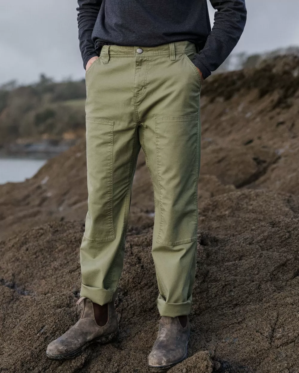 Pantaloni Eleganti Vantage in Tessuto Organico Canvas - Floris van Bommel