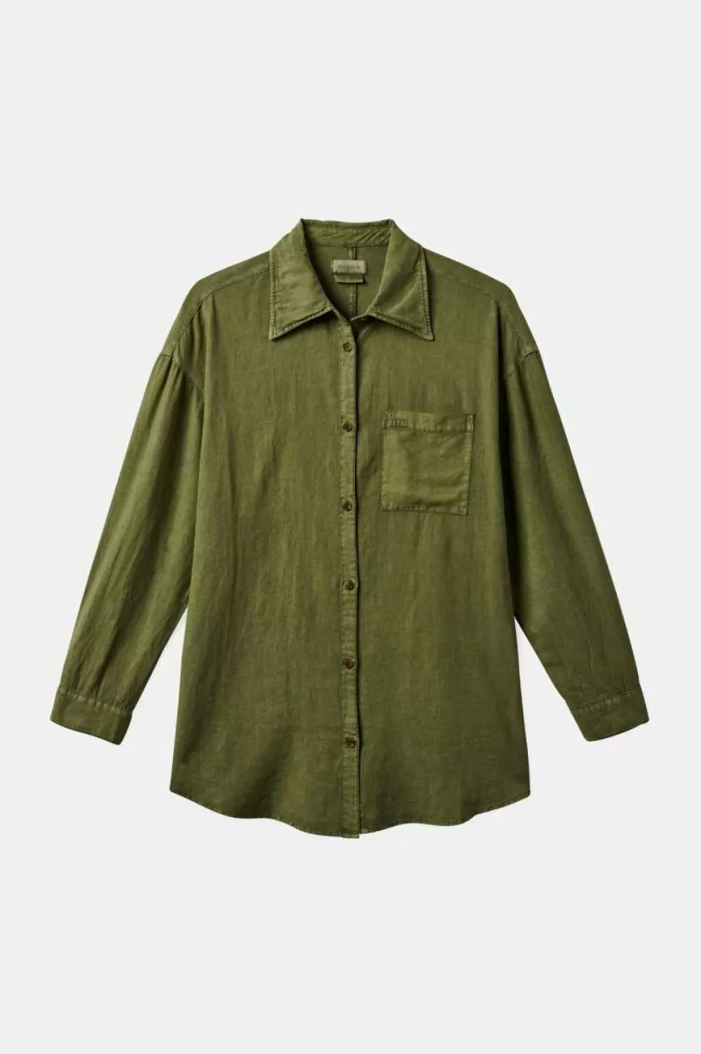 Abito Camiceria in Lino Vintage Brixton con Maniche Lunghe^Abiti Donna Eleganti e Top Confortevoli | Tessuto Naturale