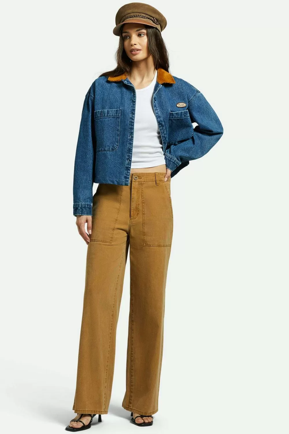 Pantaloni Militari Vintage Brixton - Modelli Leggeri e Confortevoli per Donna, Stile Casual con Tasca Utilitaria