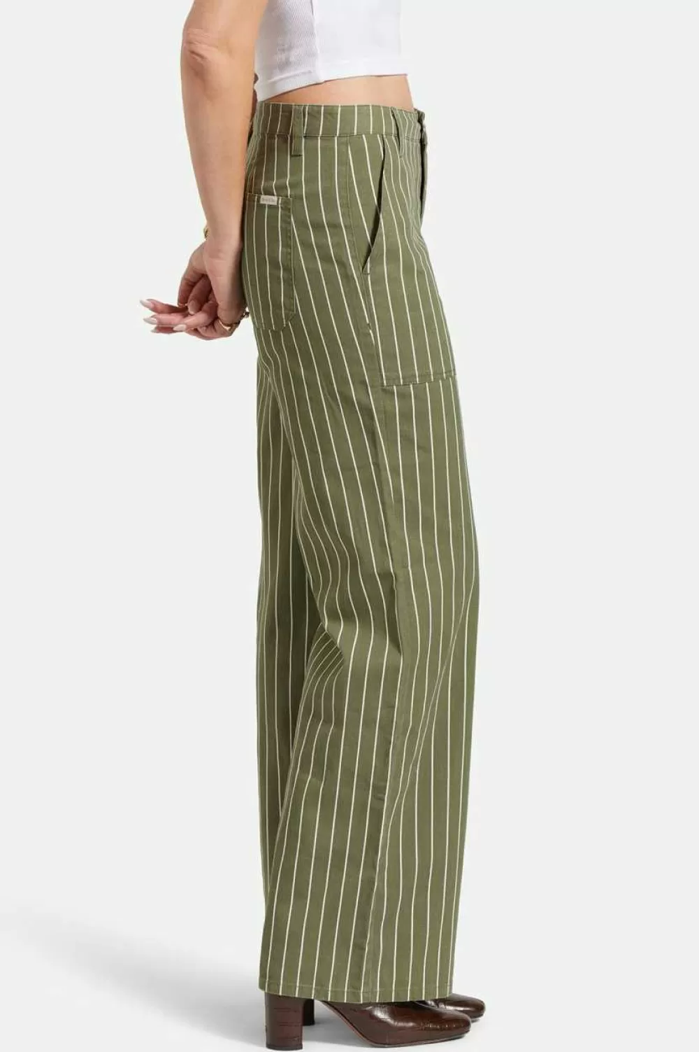 Pantaloni Femminili Vintage Militare Brixton - Leggerezza Urbana e Stile Casual Confortevole