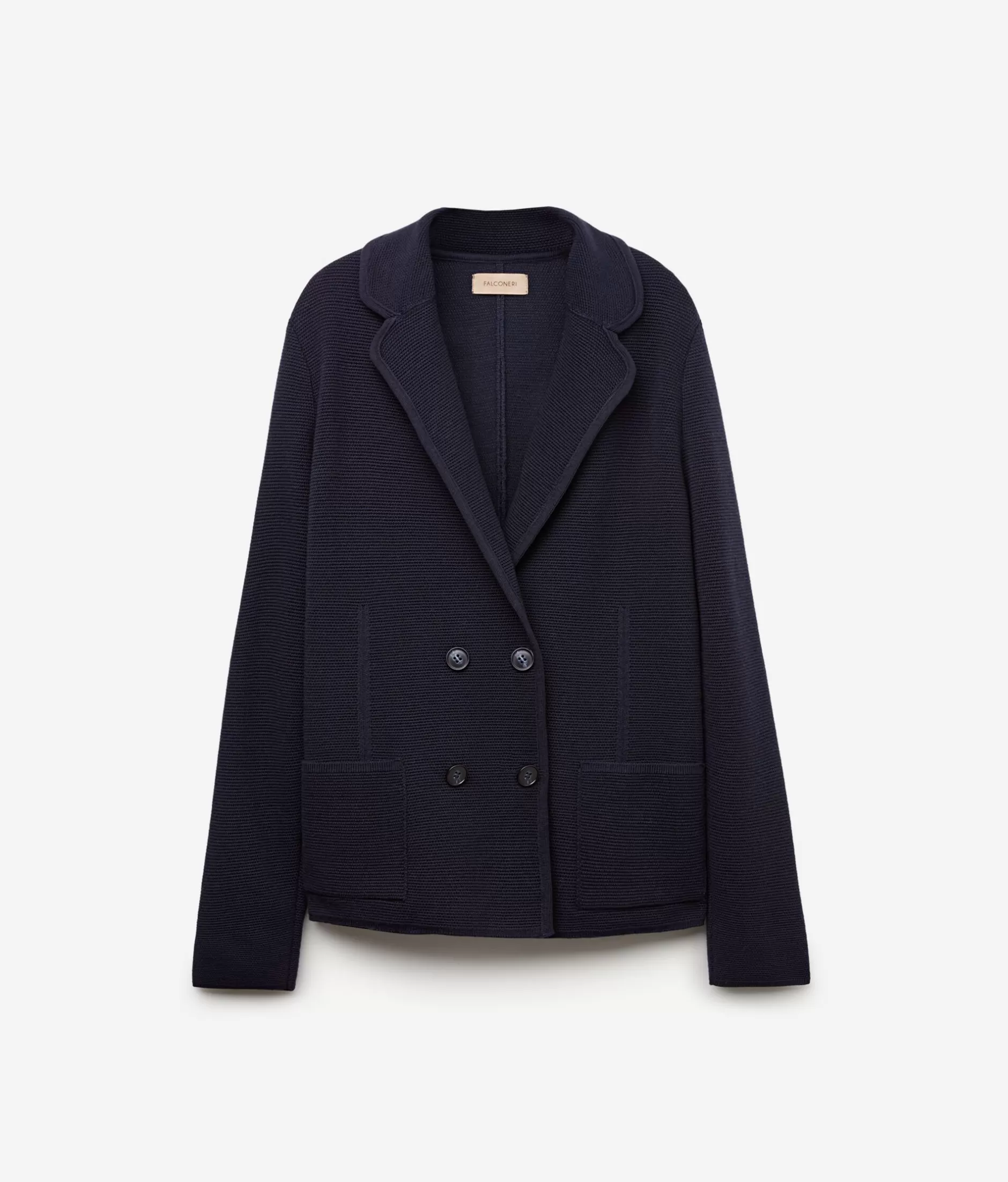 Giacca in Lana Falconeri Links - Blu Scuro Elegante, Modello 9400 con Prezzo Accessibile, Confezionata con Cura per Stagioni Fredde